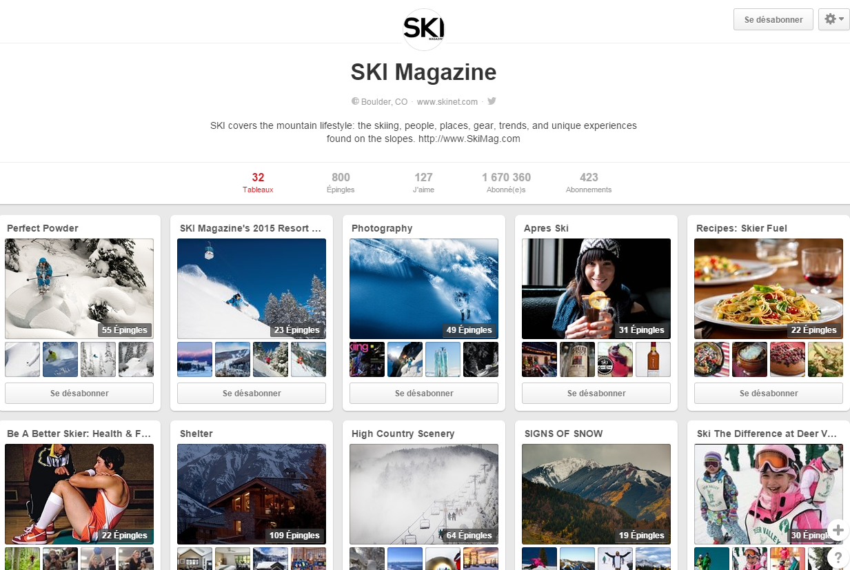 Pinterest Ski Magazine