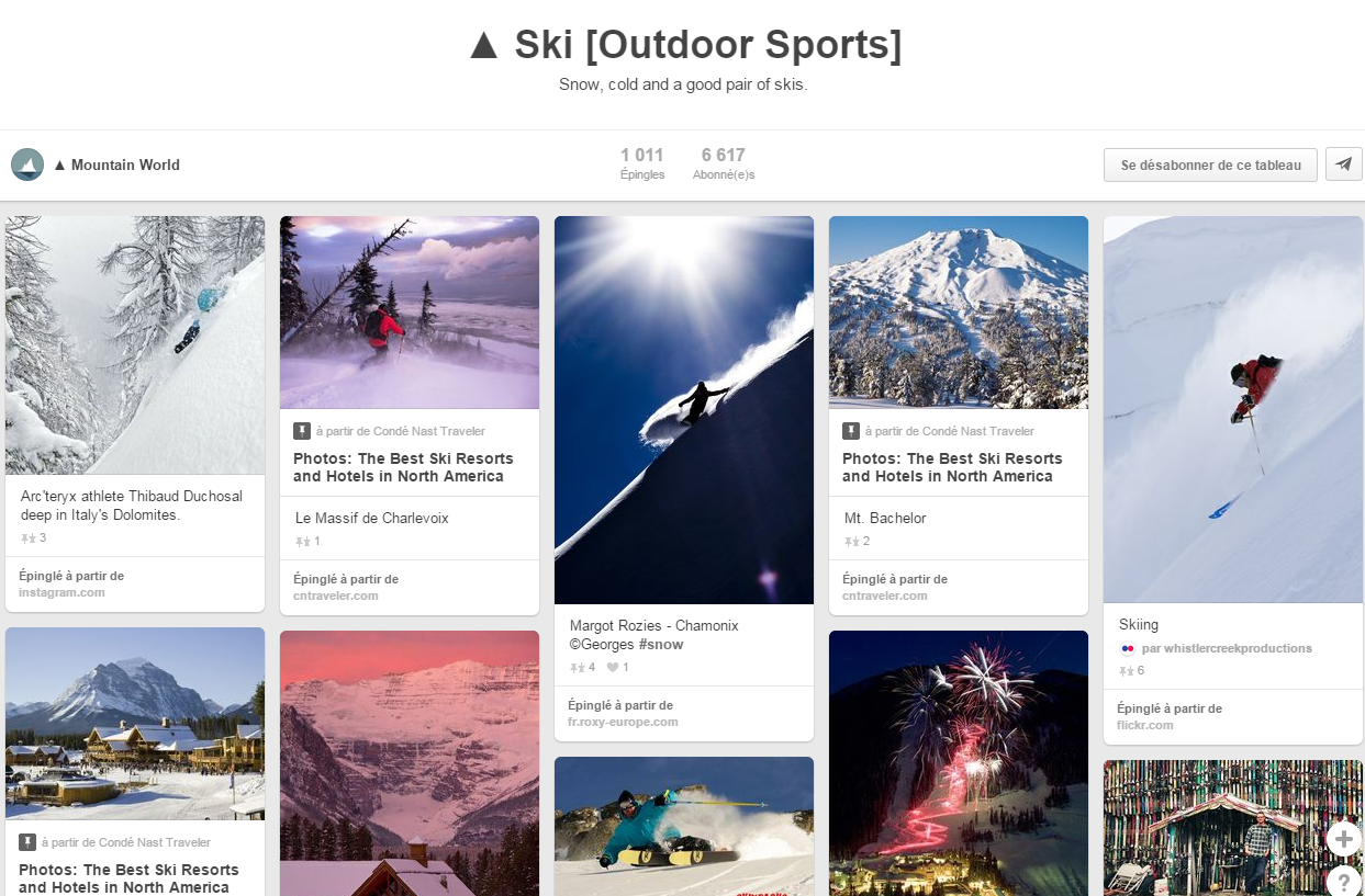 Pinterest Ski outdoor mountain world