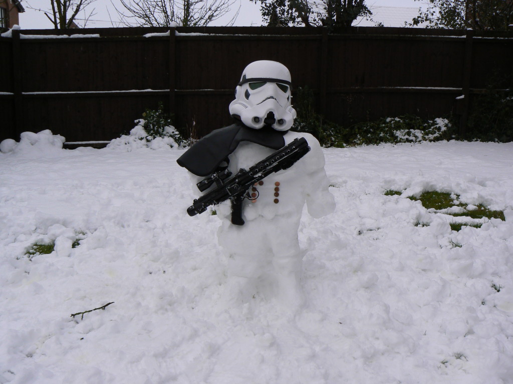 Bonhomme de neige : stormtrooper