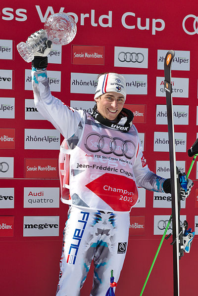 champions français :  Jean-Frédéric Chapuis à la  FIS Ski Cross World Cup 2015