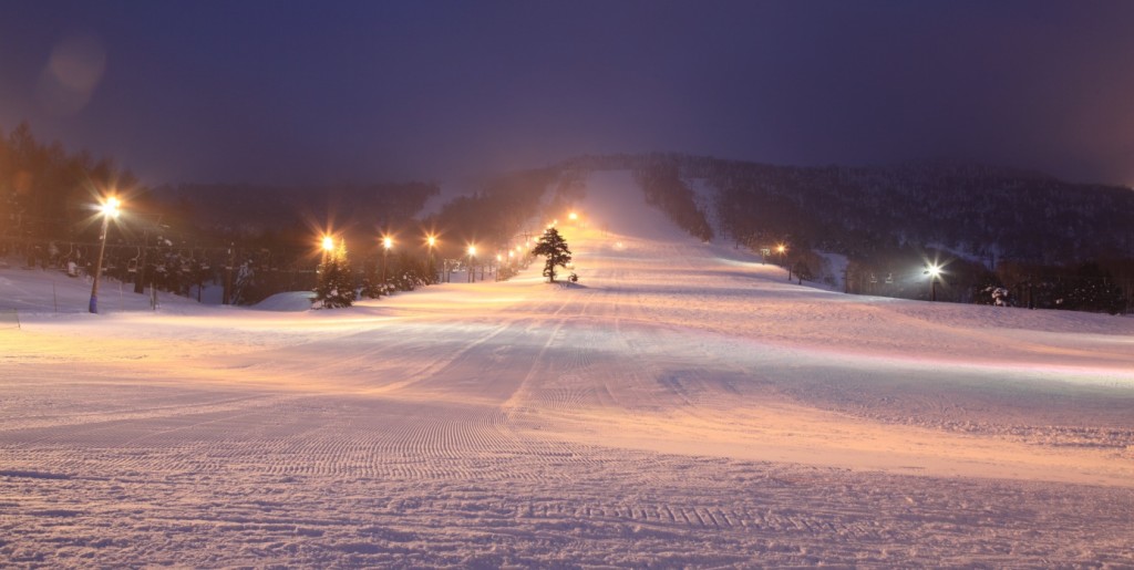 ski nocturne : piste