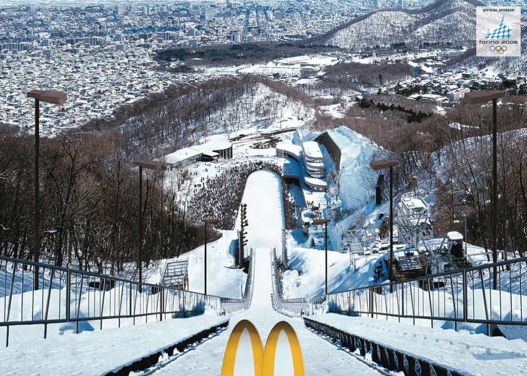 affiches de ski : Mc Donald's