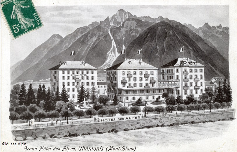 Grand Hôtel des Alpes Chamonix ©Musée Alpin