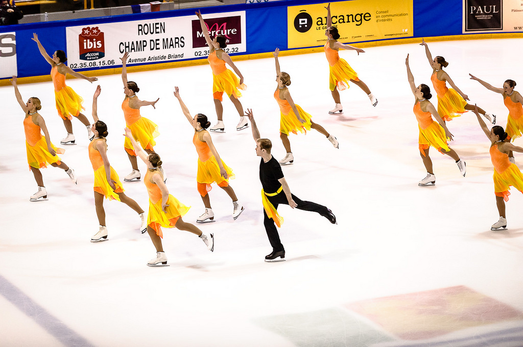 Sports olympiques : patinage synchronisé
