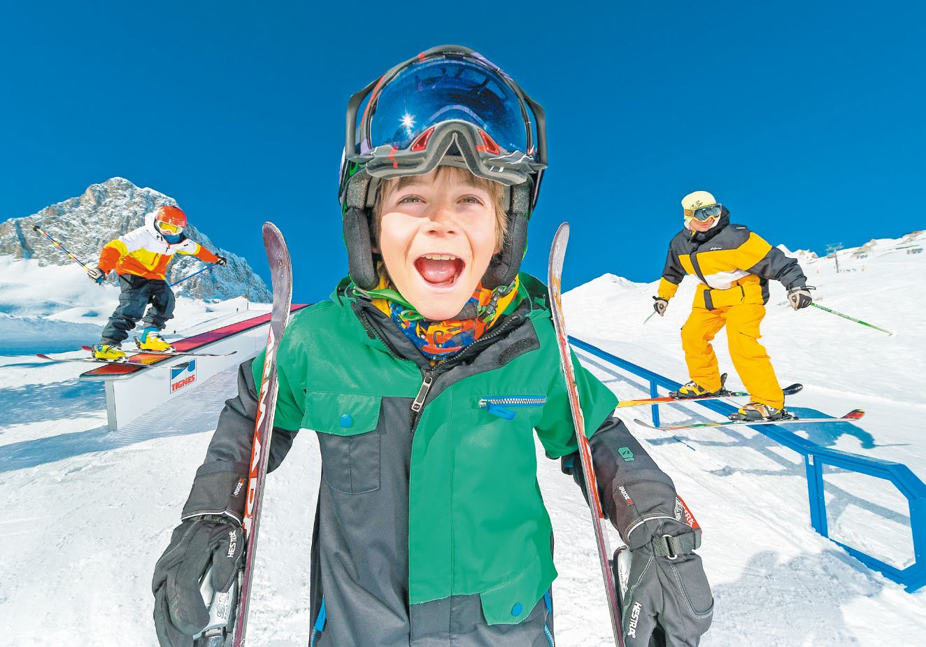 ski avec enfants